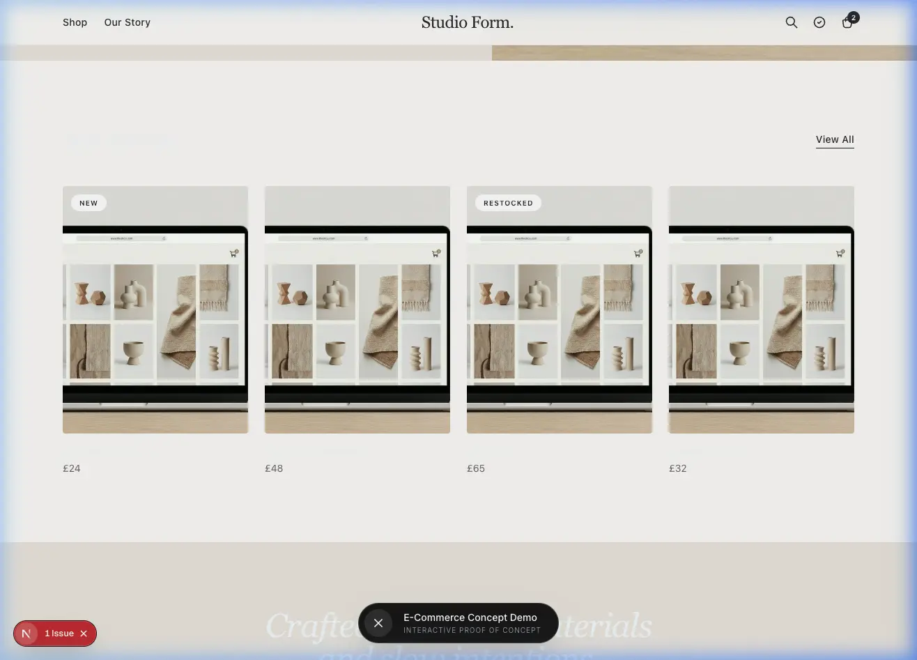 Boutique E-Commerce screenshot 2